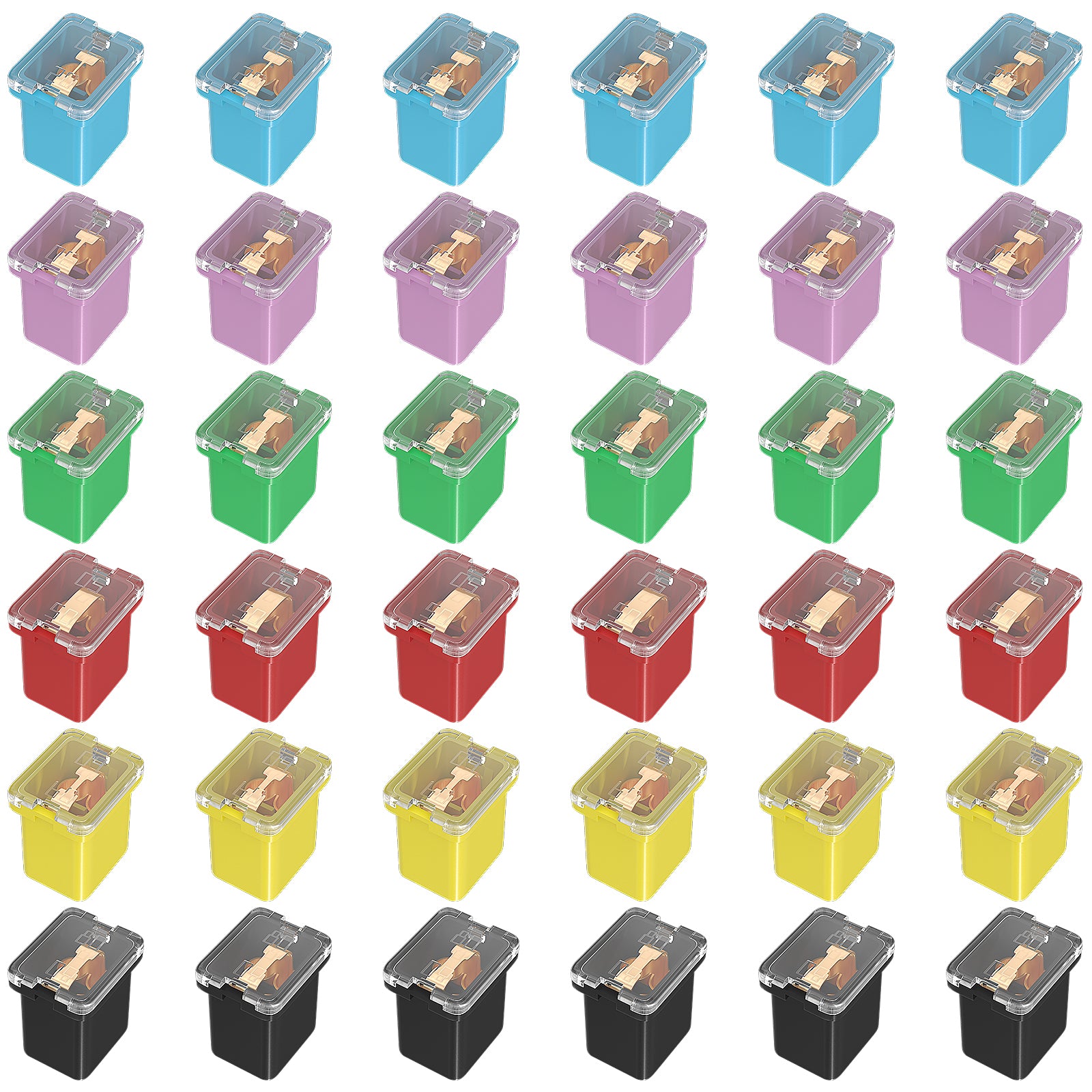 36PCS 20A-80A Low Profile Jcase Box Fuses Assortment Kit – DAIER