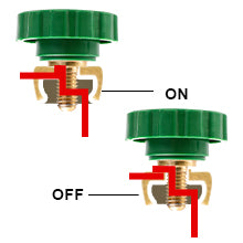 56-00026 ON-OFF Battery Disconnect Switch with Green Knob