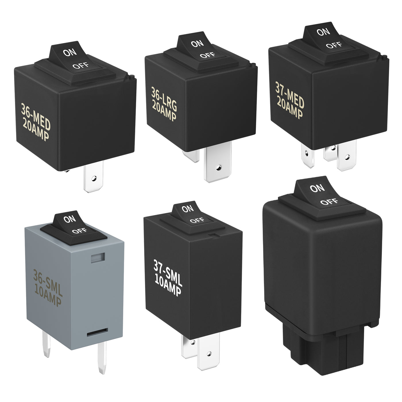 9038 Fuel Pump Relay Bypass Master Kit (6-Pack) - Diagnostic Tester Scan Tool & Switch for GM, BMW, Audi, Chrysler - Replaces 9036, 9037
