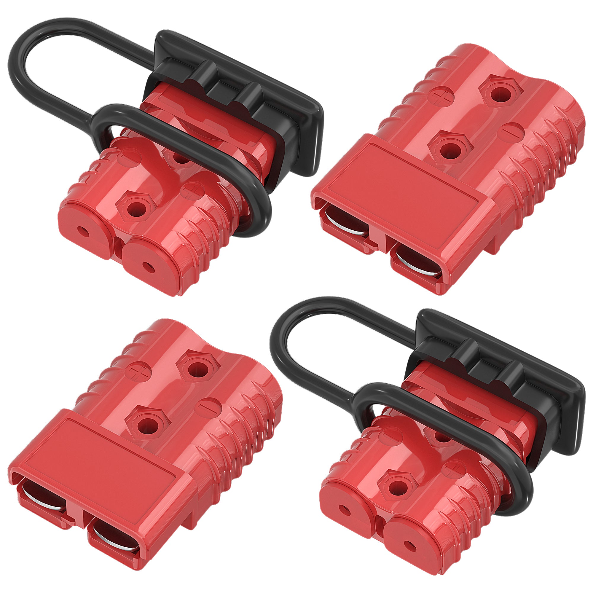 Spurtar 175A Batterij Quick Disconnect Connector, 4 Stuks 1/0 Gauge Kabelboom 36-13V Snelkoppeling Jumper Kabel Recovery Kit voor Auto ATV Hefplatform Motor Trailer Rood Spurtar 175A Batterij Quick Disconnect Connector, 4 Stuks 1/0 Gauge Kabelboom 36-13V Snelkoppeling Jumper Kabel Recovery Kit voor Auto ATV Hefplatform Motor Trailer Rood