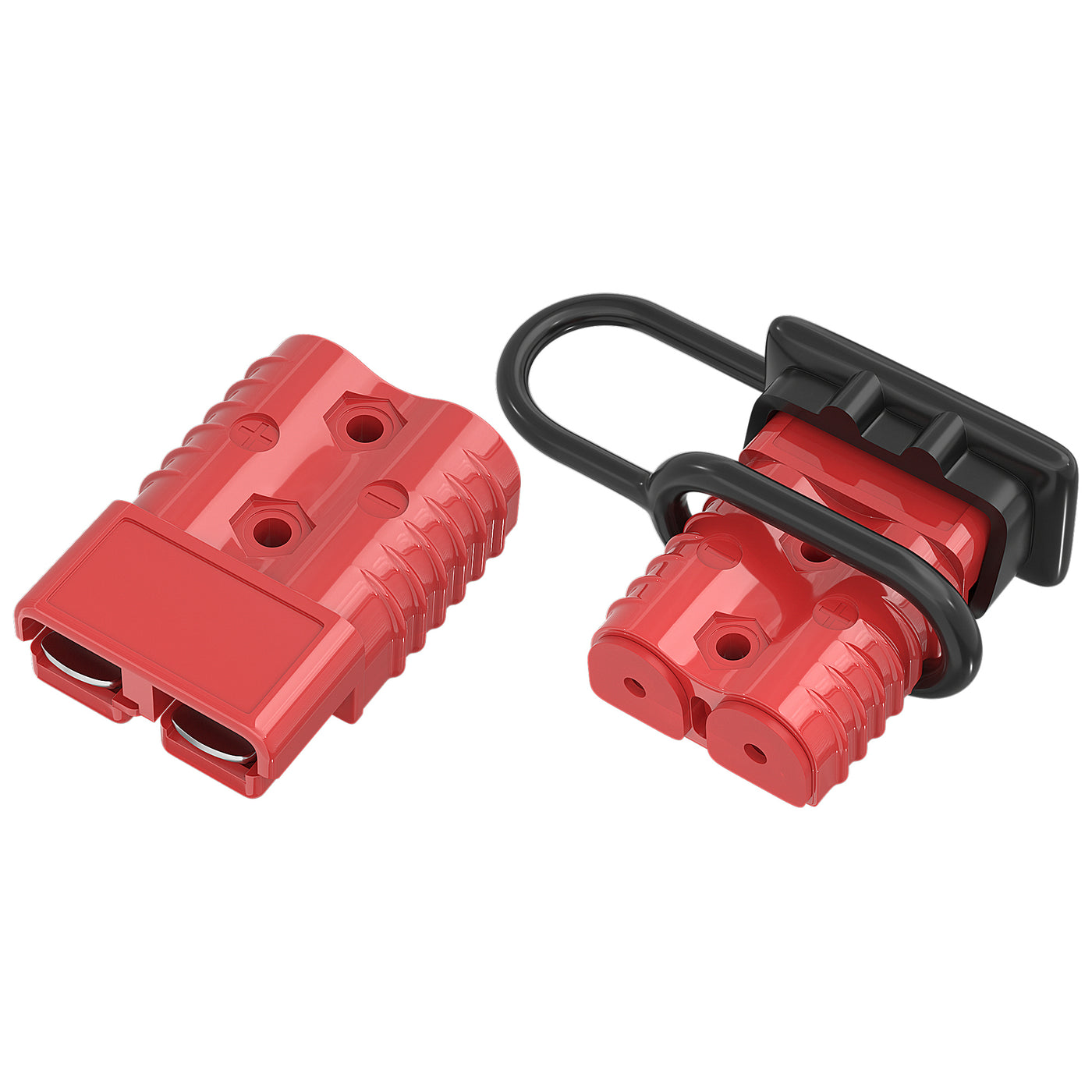 Pair of 175A Red Battery Quick Disconnect Connector - DAIER