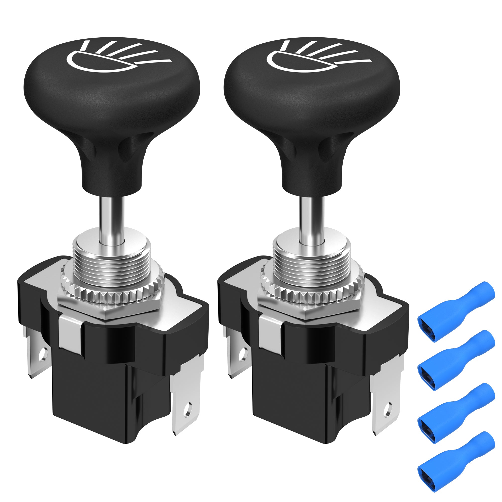 Universal 12 Volt Push Pull Headlight Switch Button with Terminal – DAIER
