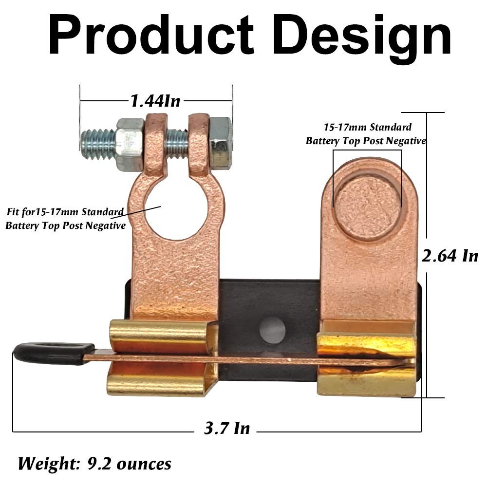 12V-24V 250A ON-OFF Top Post Knife Blade Battery Disconnect Switch – DAIER