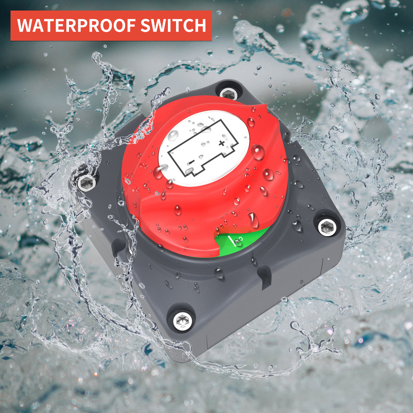 ASW-A701 ON-OFF Battery Disconnect Waterproof Switch
