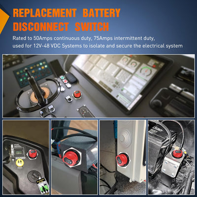 50A/100A/200A/300A 12V-32V ON-OFF Master Battery Disconnect Switch
