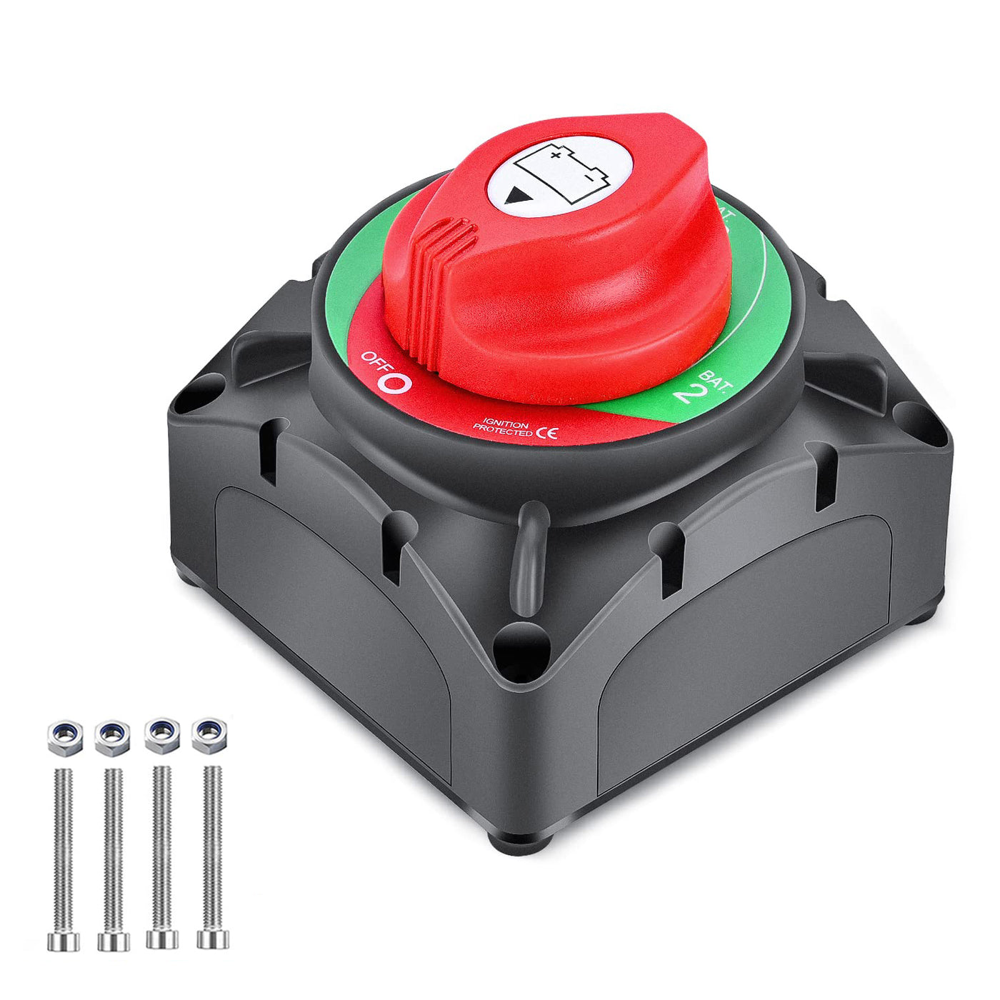Heavy Duty 600A 12V-48V 4 Positions 1-2-Both-OFF Battery Switch – DAIER