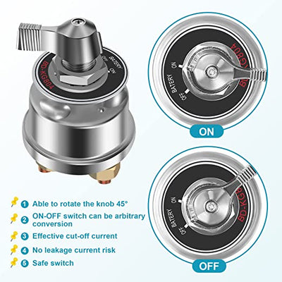 ASW-A802 Heavy Duty Battery Isolator Switch Details