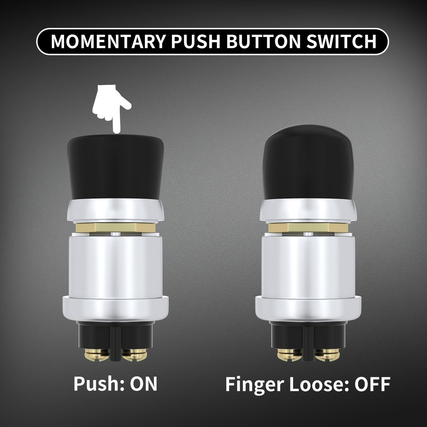 ASW-B05 Momentary Push Button Starter Switch