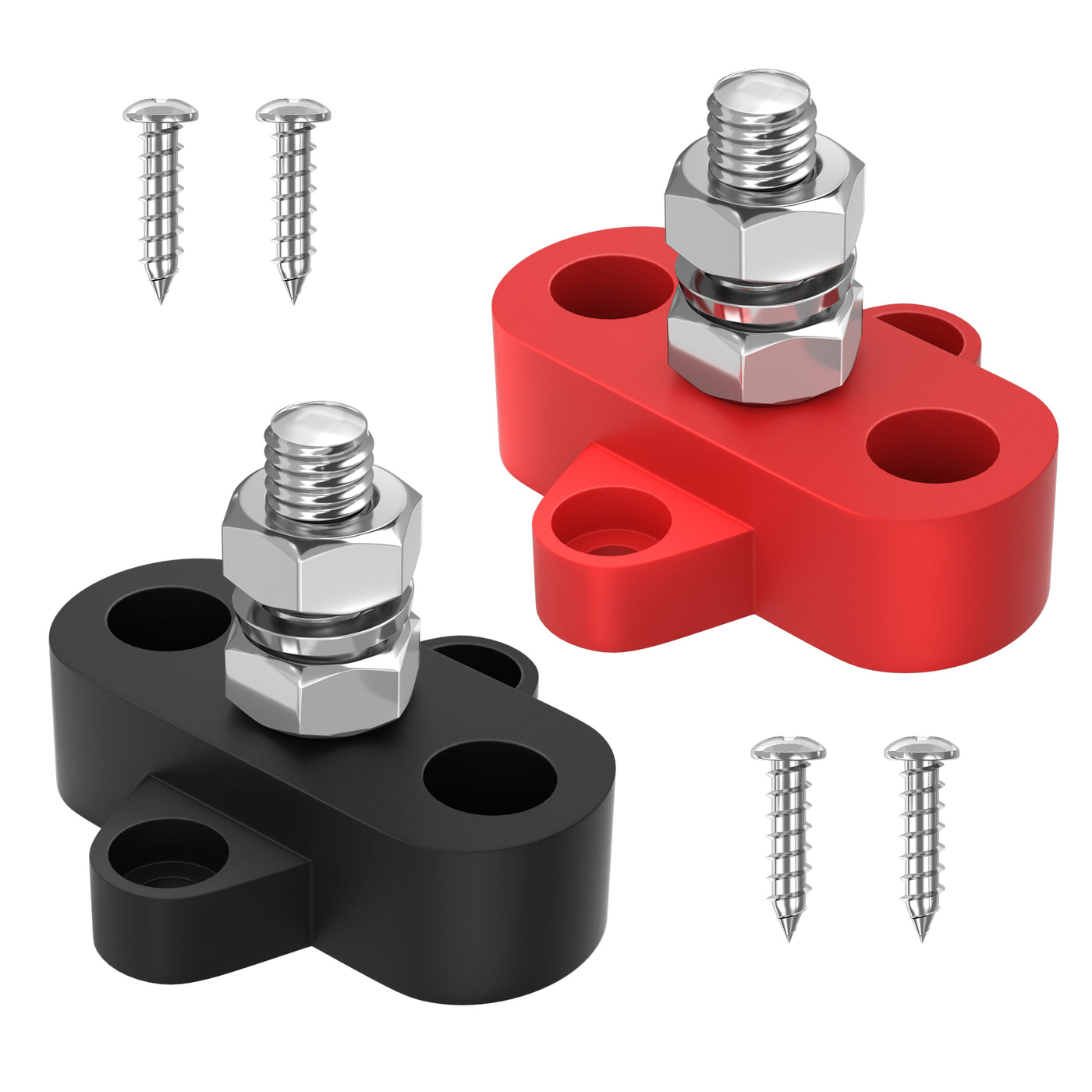 BB1-1 M10/M8/M6 Single Post Power Battery Distribution Block