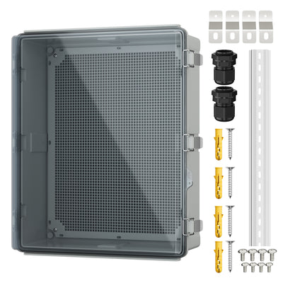 BG50X40X20T Transparent Waterproof Plastic Outdoor Electrical Enclosure