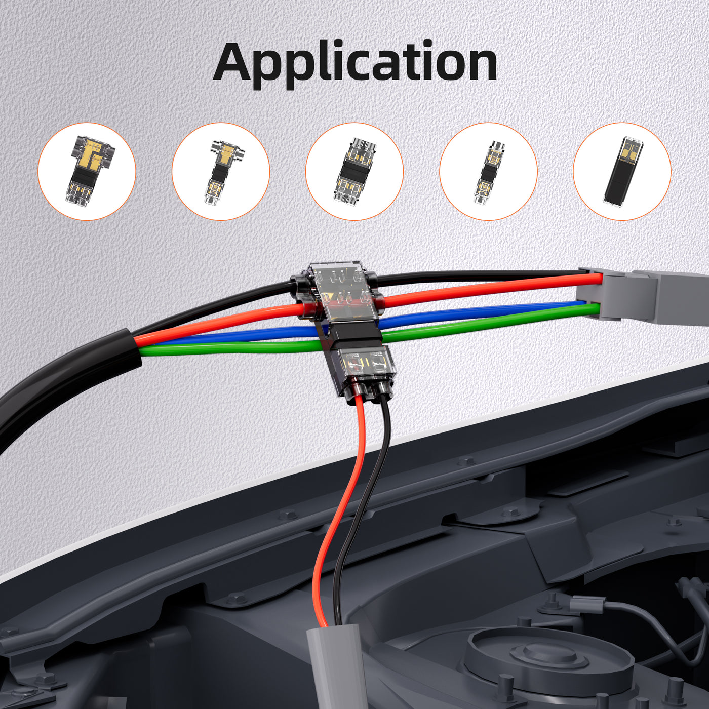 44 Pcs Low Voltage Wire Connector Kit | Solderless T-Tap & I-Tap Assortment | 24-20 AWG Electrical Splice