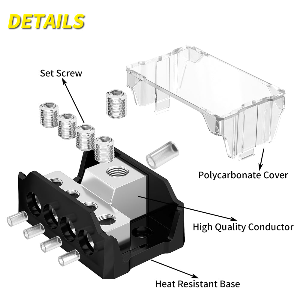 DB-38 Distribution Block Splitter Dimension Details