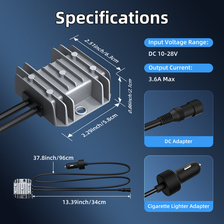 12v cigarette plug adapter Cigarette Lighter