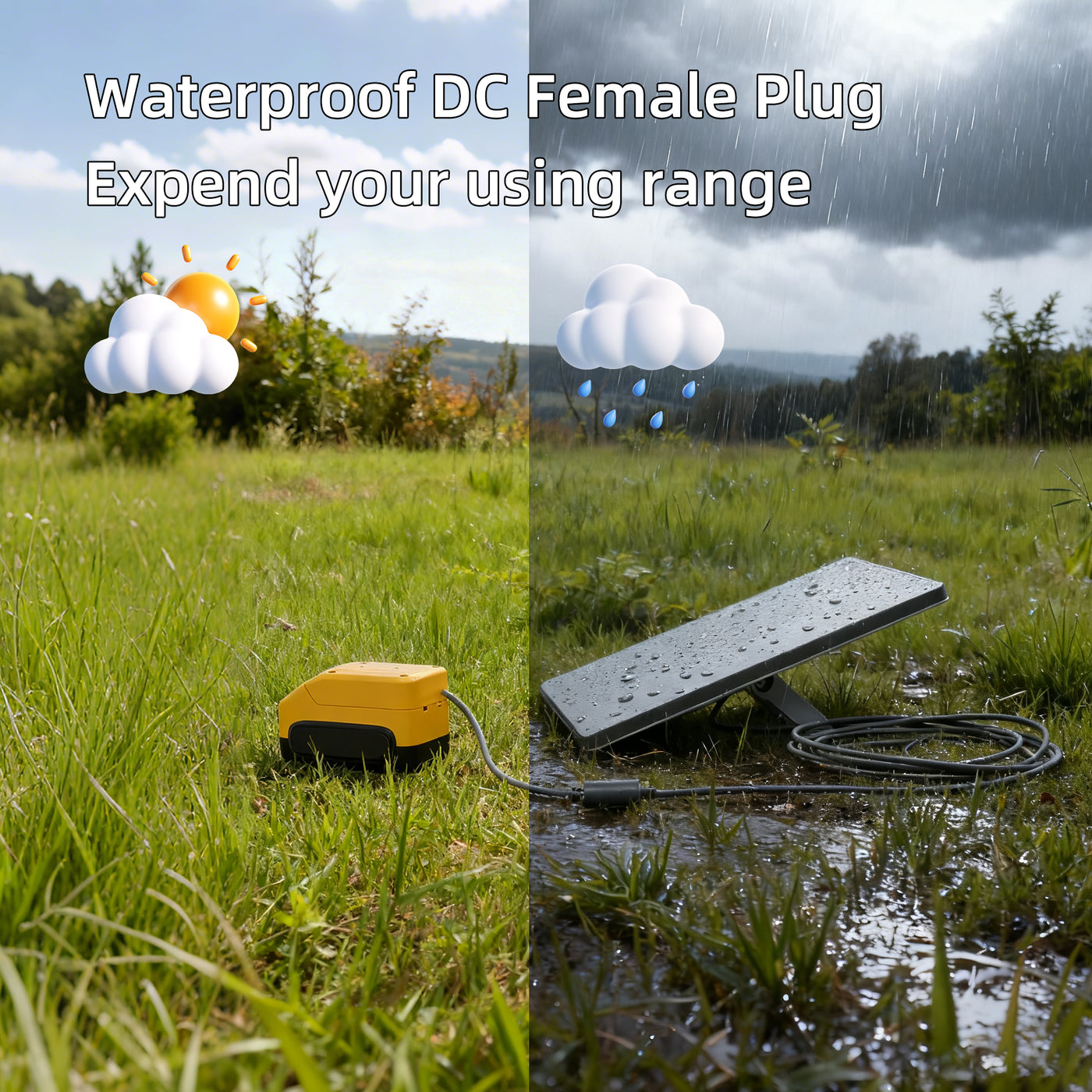 Starlink Mini Power Adapter for DeWalt 18V-20V Batteries Plug-and-Play Portable Power Source for Camping, RV, Off-Grid