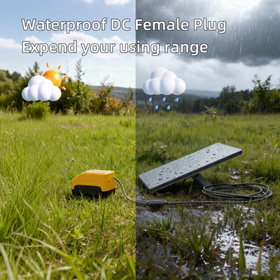 Starlink Mini Power Adapter for DeWalt 18V-20V Batteries Plug-and-Play Portable Power Source for Camping, RV, Off-Grid