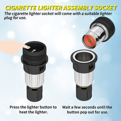 DR-10 Car Cigarette Lighter Assembly Socket