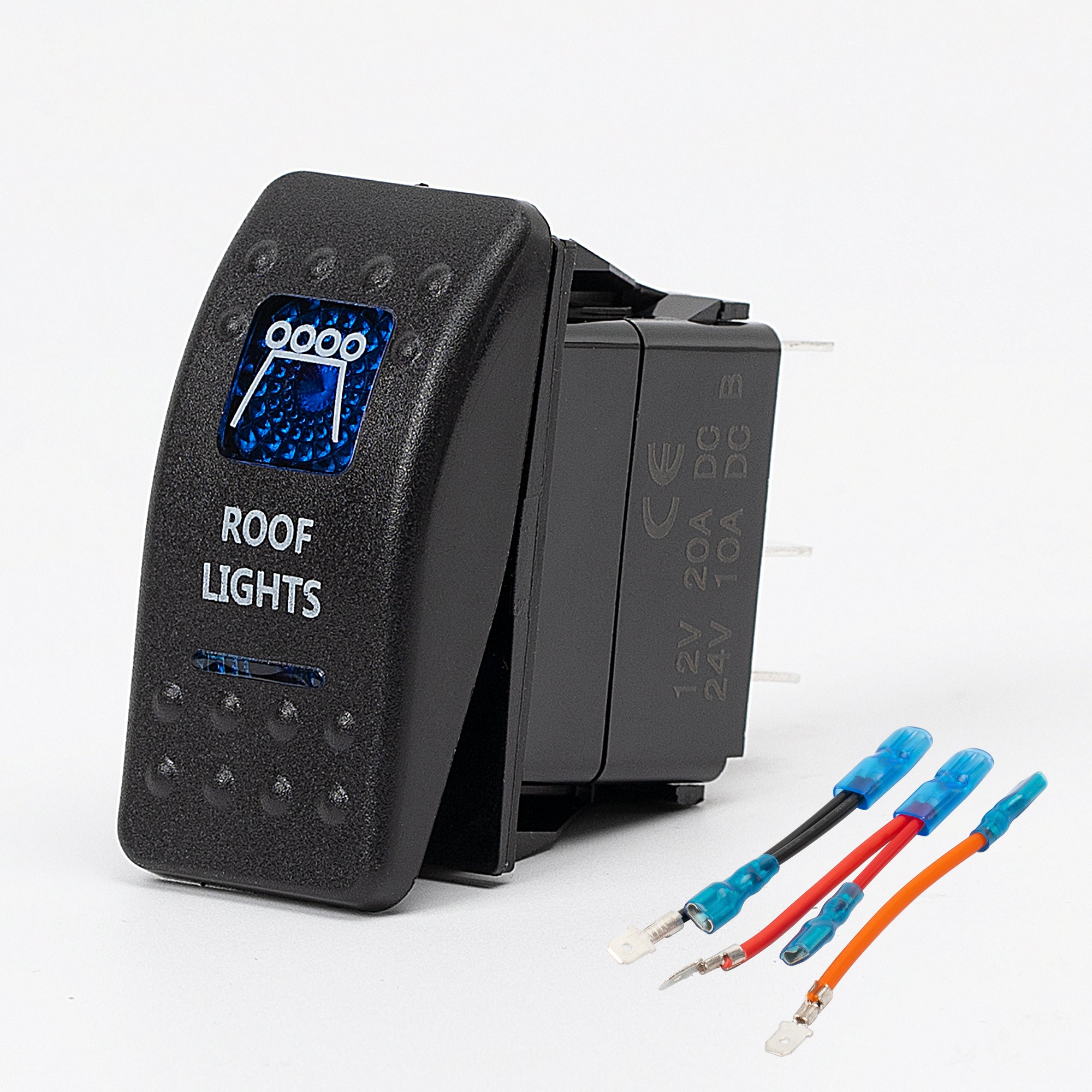 Printed Rv Rocker Switches Roof Lights Rocker Switch - 5Pin Printed ON OFF with Jumper Wire Set ...