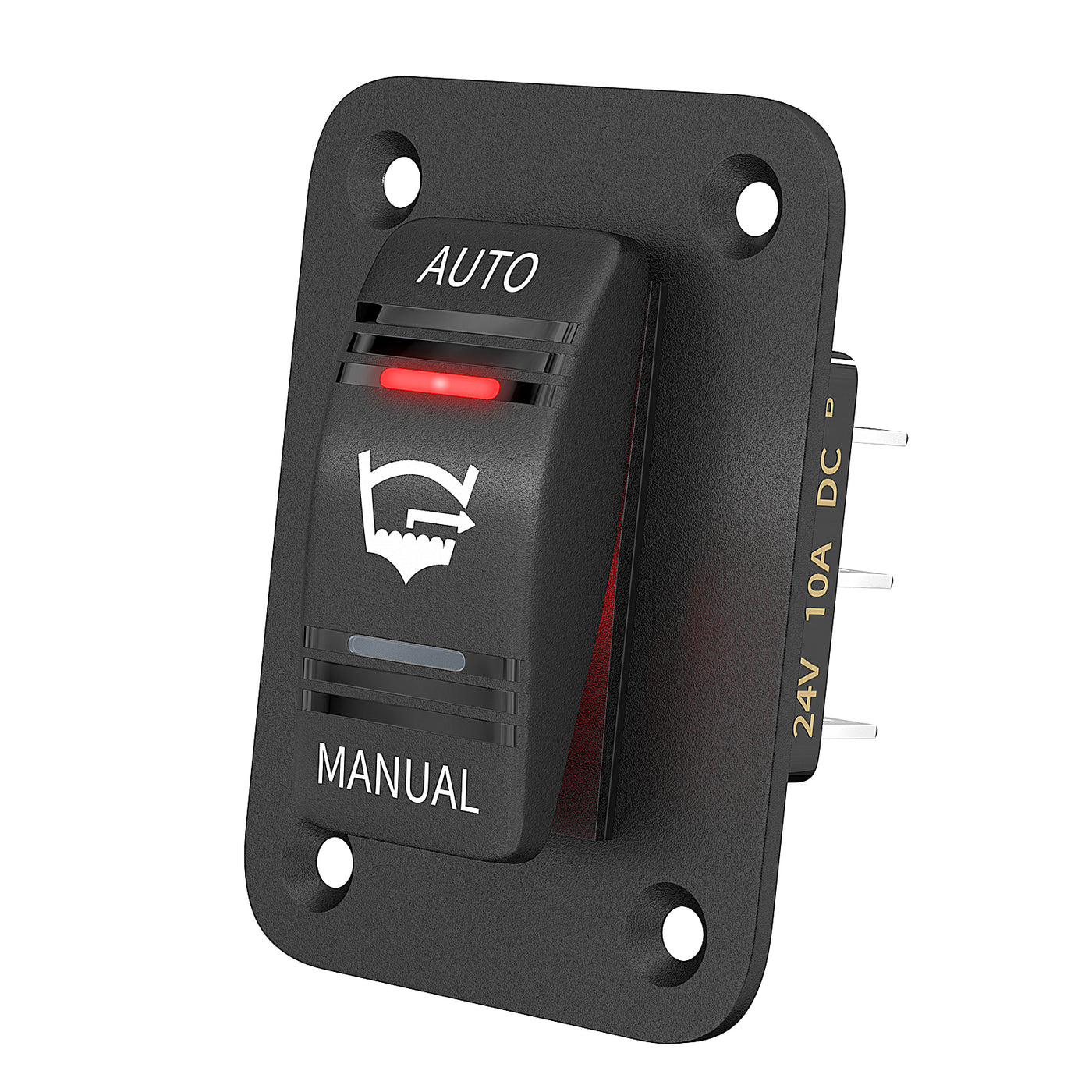 Bilge Pump ON/OFF/ON Deluxe Edition LED Rocker Switch Panel With For Control Circuit Breaker