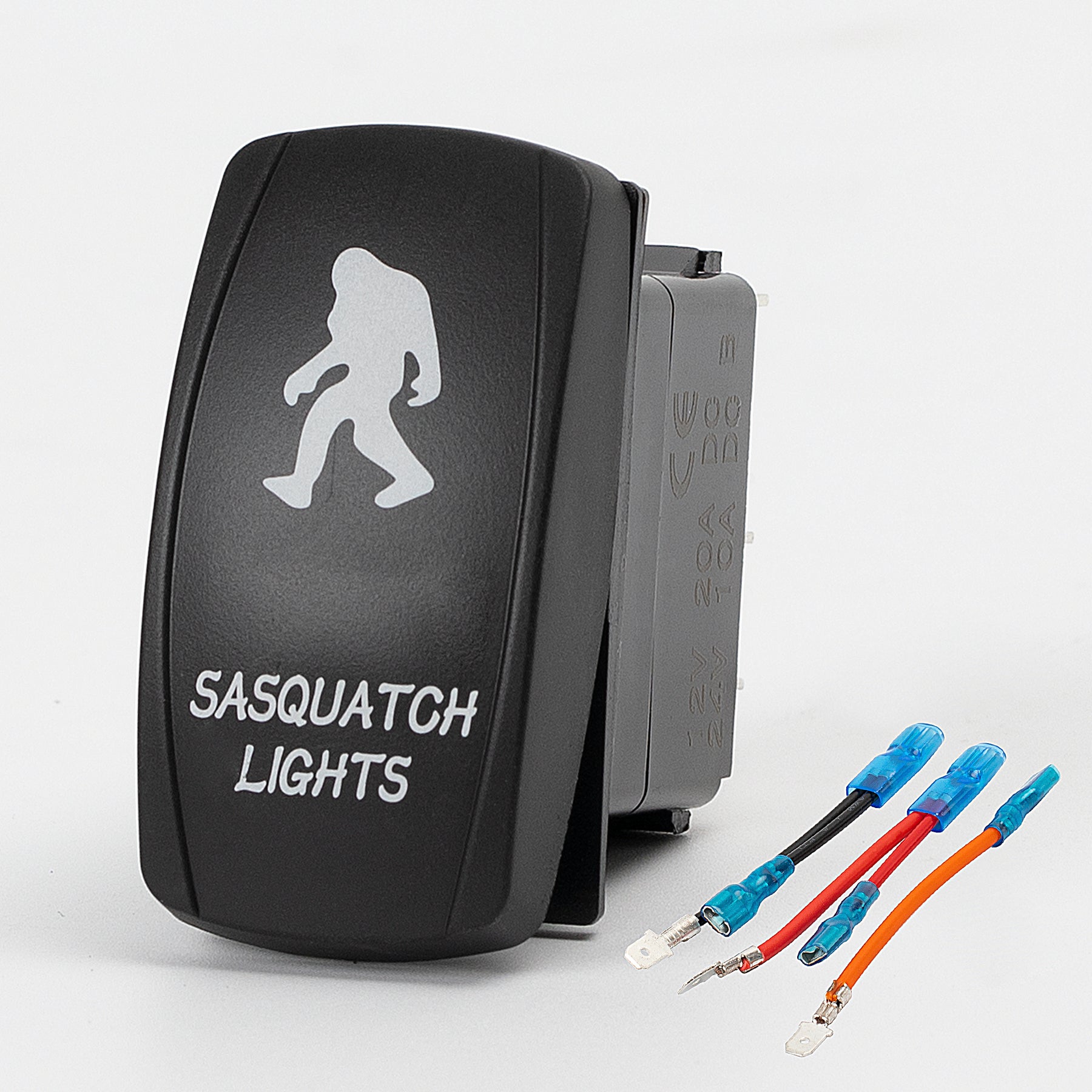Sasquatch Lights Rocker Switch - 5Pin Laser ON OFF with Jumper Wire Se ...