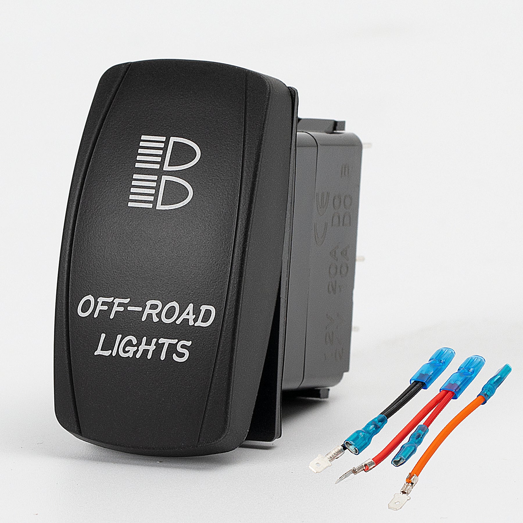 Off-Road Lights Rocker Switch - 5Pin Laser ON OFF with Jumper Wire Set ...