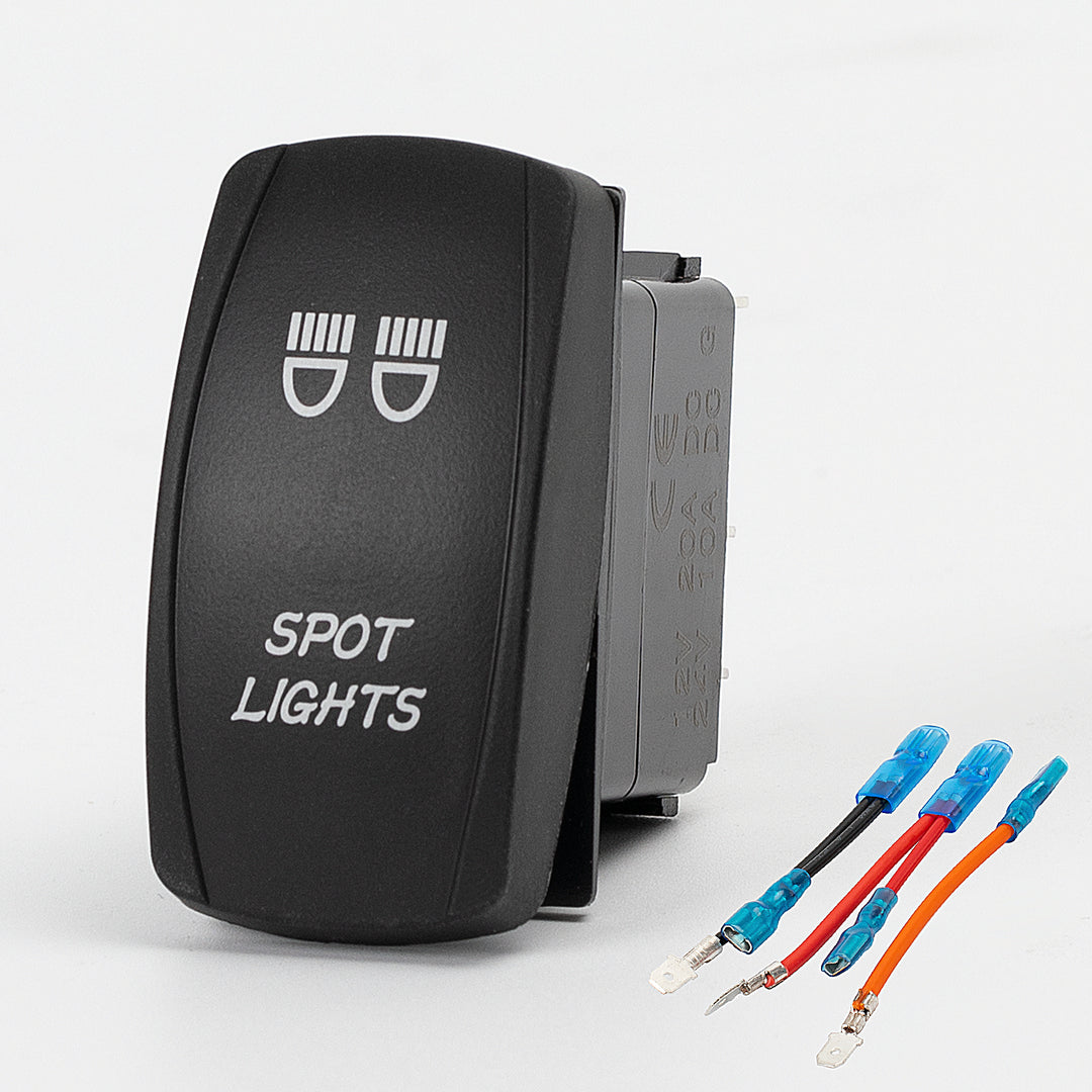 Spot Lights Rocker Switch - 5Pin Laser ON OFF with Jumper Wire Set