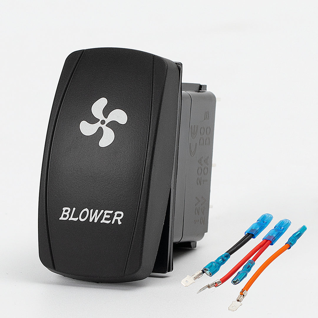 Bilge Blower - Green - Laser Etched Toggle Switch 20A 12V - Vertical ...