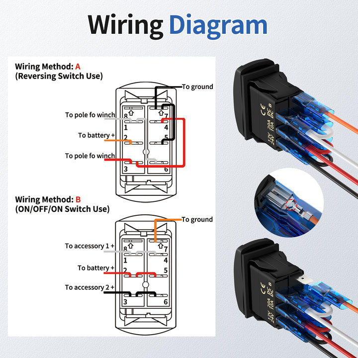On Off Rocker Switch Wiring