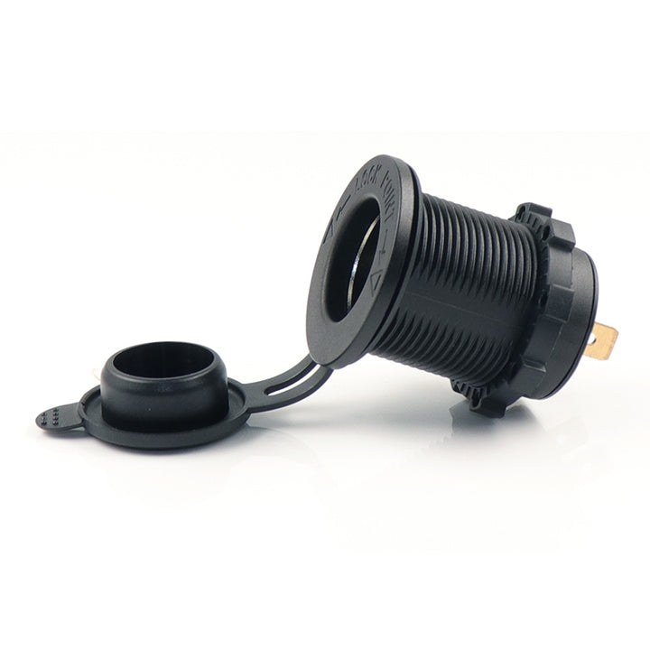 extra cigarette lighter outlet 12-24VDC Cigarette Lighter Socket Power Outlet Receptacle Plug