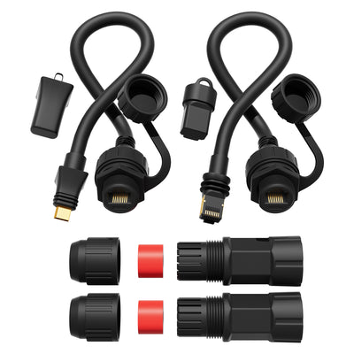 Starlink Enterprise Ethernet Adapter - SPX Plug to RJ45 Waterproof Cable Extension