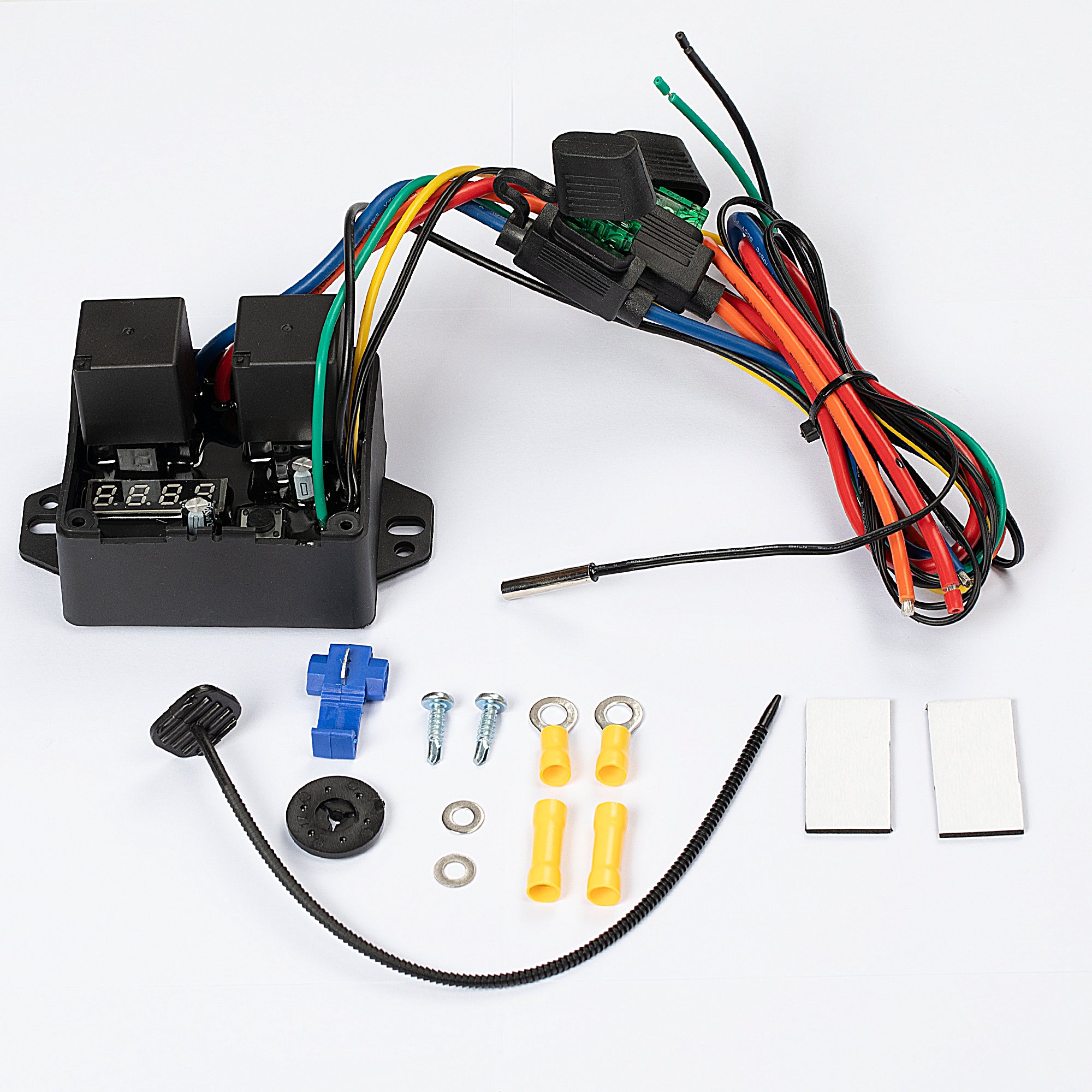 Digital Thermatic 1-2 Fan Controller Switch Kit for 12V/24V (Replaces ...