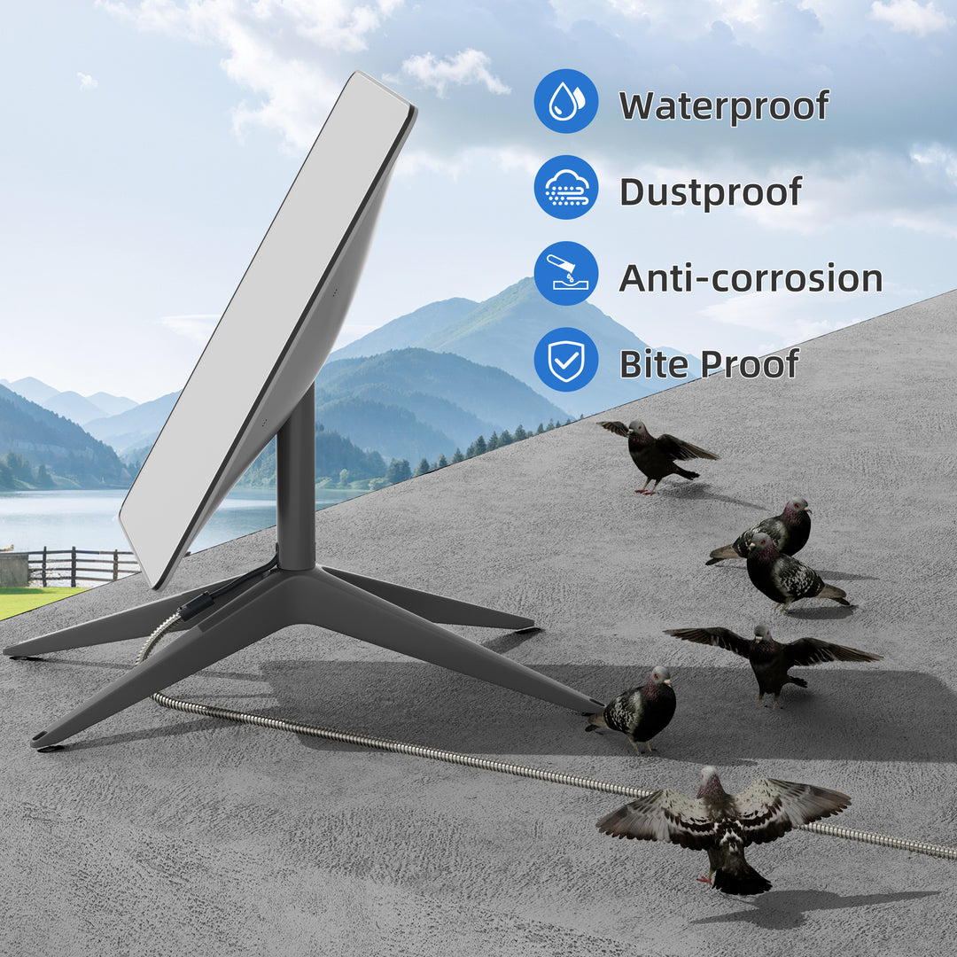 Starlink Gen2 Stainless Steel Armored MC Metal Clad Cable - 32.8FT