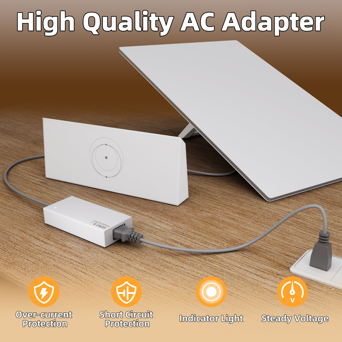 Starlink Mini & Gen 3 Max. 144W Power Supply AC to DC Adapter