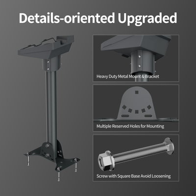 Starlink Gen 3 Adjustable Ridge Roof Mount Kit with Pipe Adapter and Pole