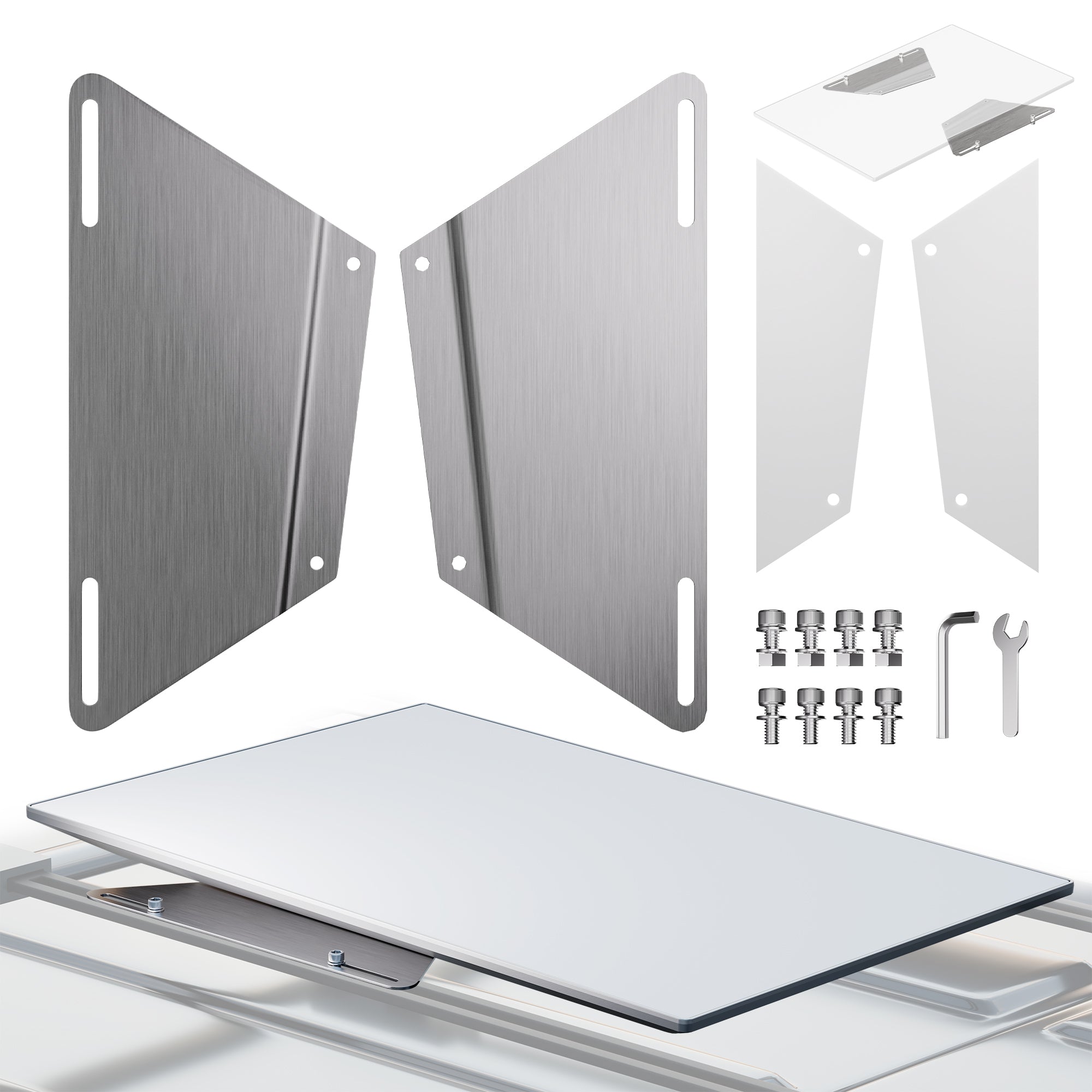 Starlink Flat High Performance (Gen 3) Roof Rack Mount Stainless Steel ...