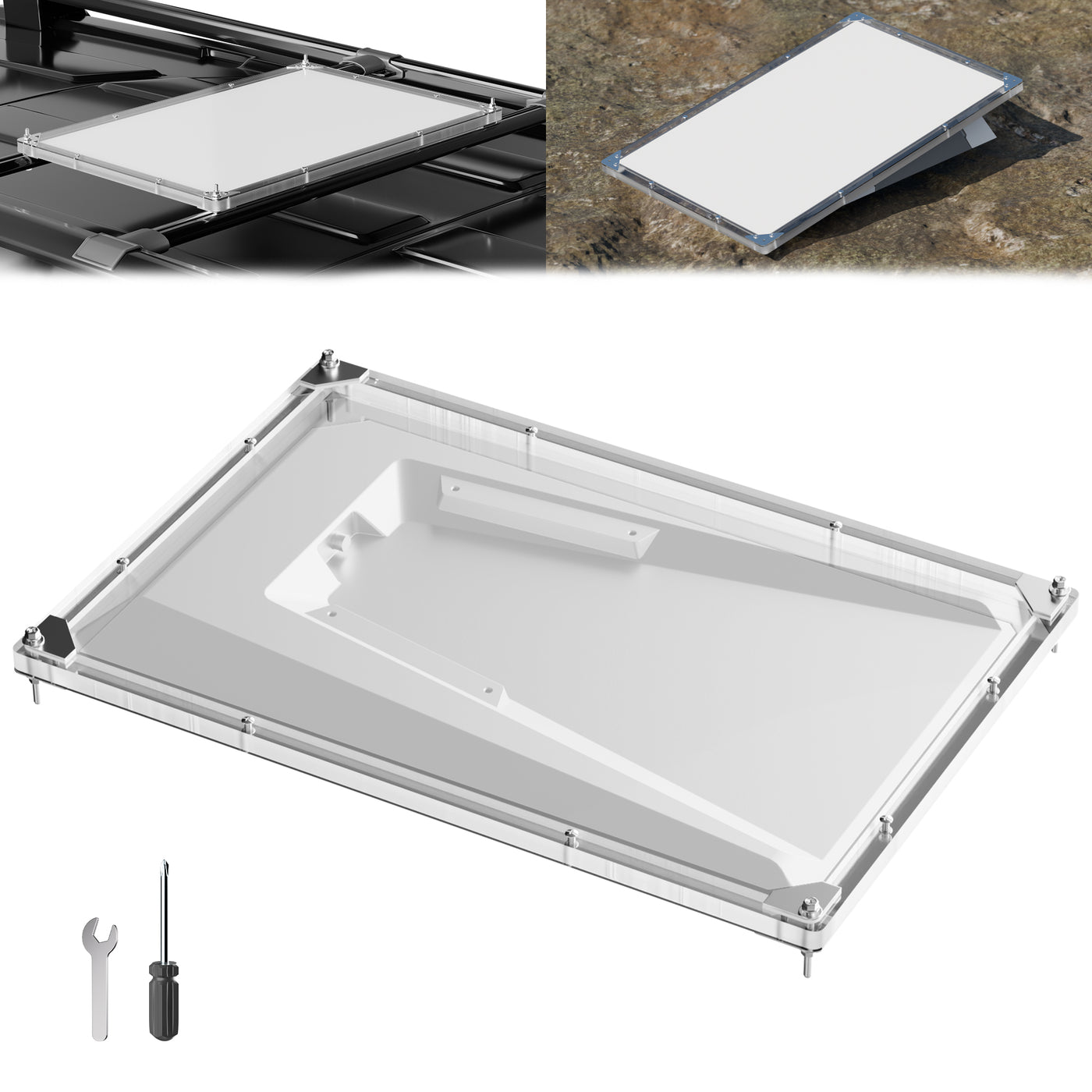 Starlink Performance (Gen 3) Protective Mount Enclosure Mechanical Case for Roof Racks and Marine