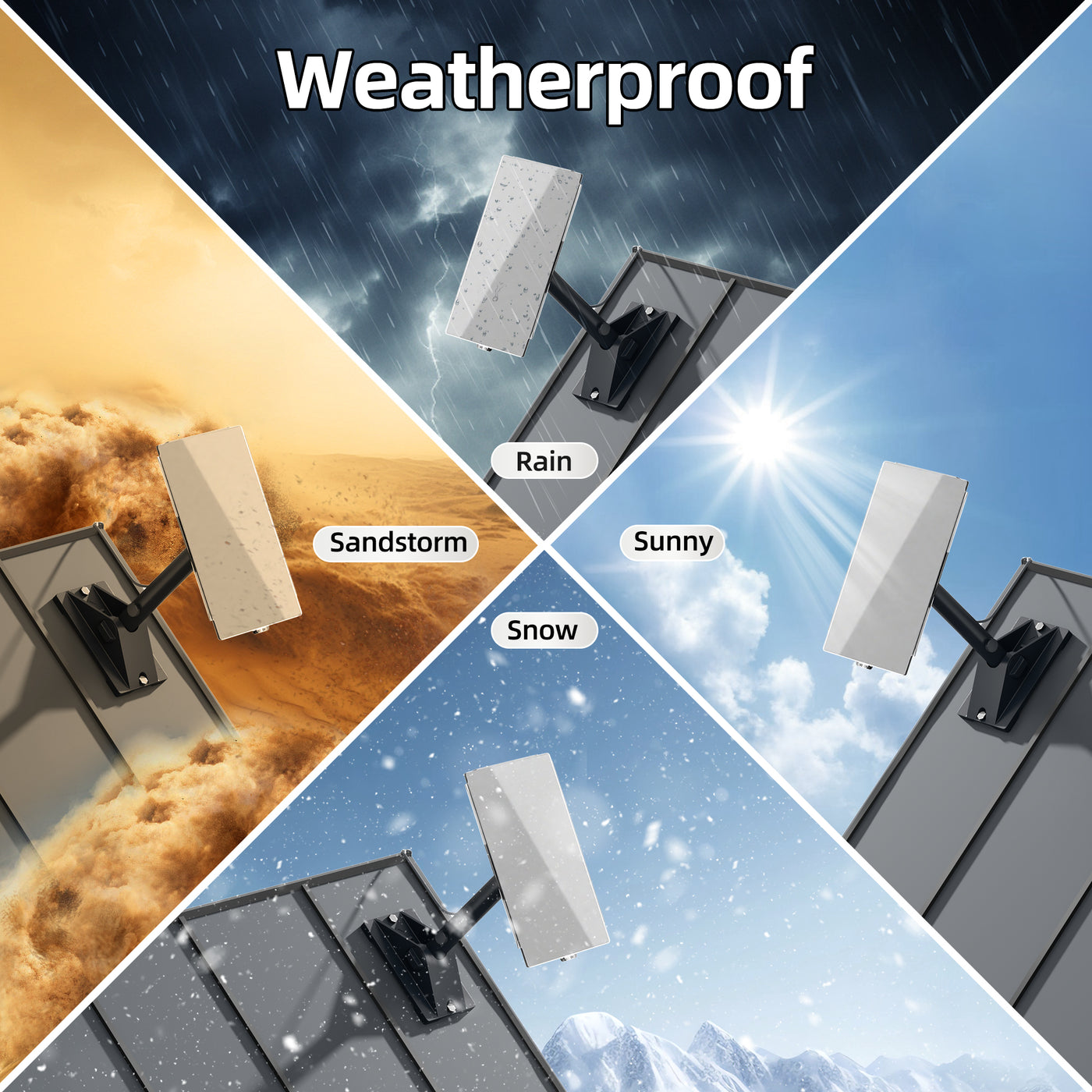 Starlink Flat High Performance Protective Cover Impact-Resistant Shield & Easy-to-Install
