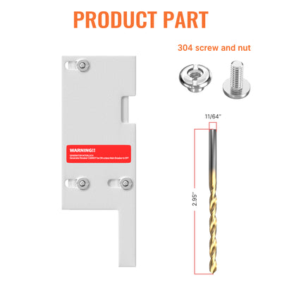 Generator Interlock Kit - GE 150/200A (GE-200VL), 2-1/2" to 3-1/2" Spacing