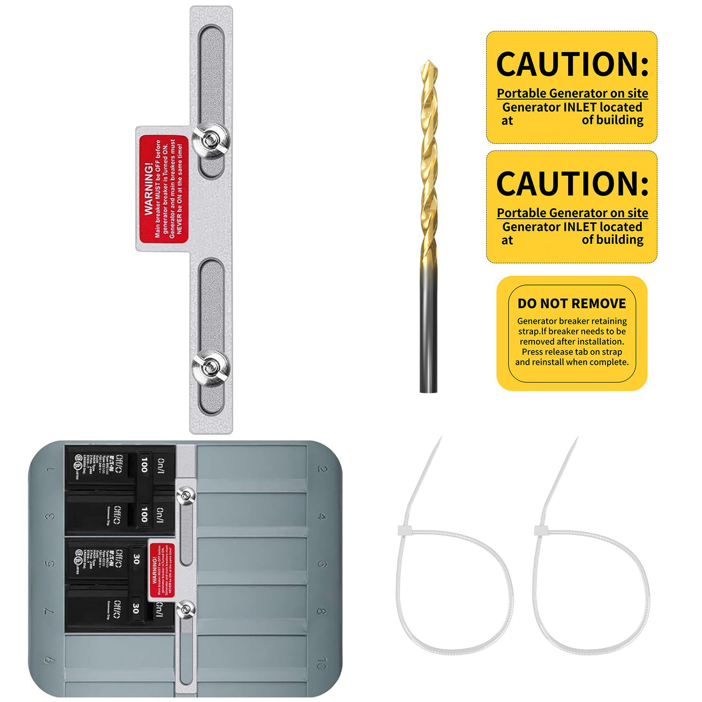 Generator Interlock Kit - Eaton Cutler Hammer BR Series 100/125A (BR-100)