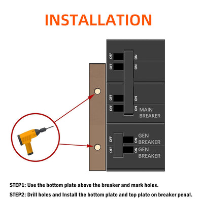 Generator Interlock Kit - Square D Meter Main Homeline 150/200A (SD-200SA)