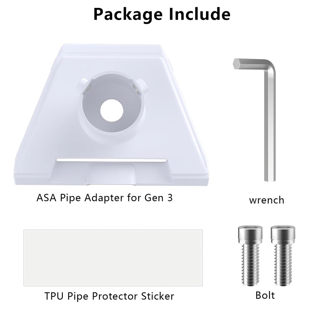 Adaptateur De Montage Pour Antenne Starlink Gen 3/V3 - Support Universel Solide Pour Poteau, Facile à Installer