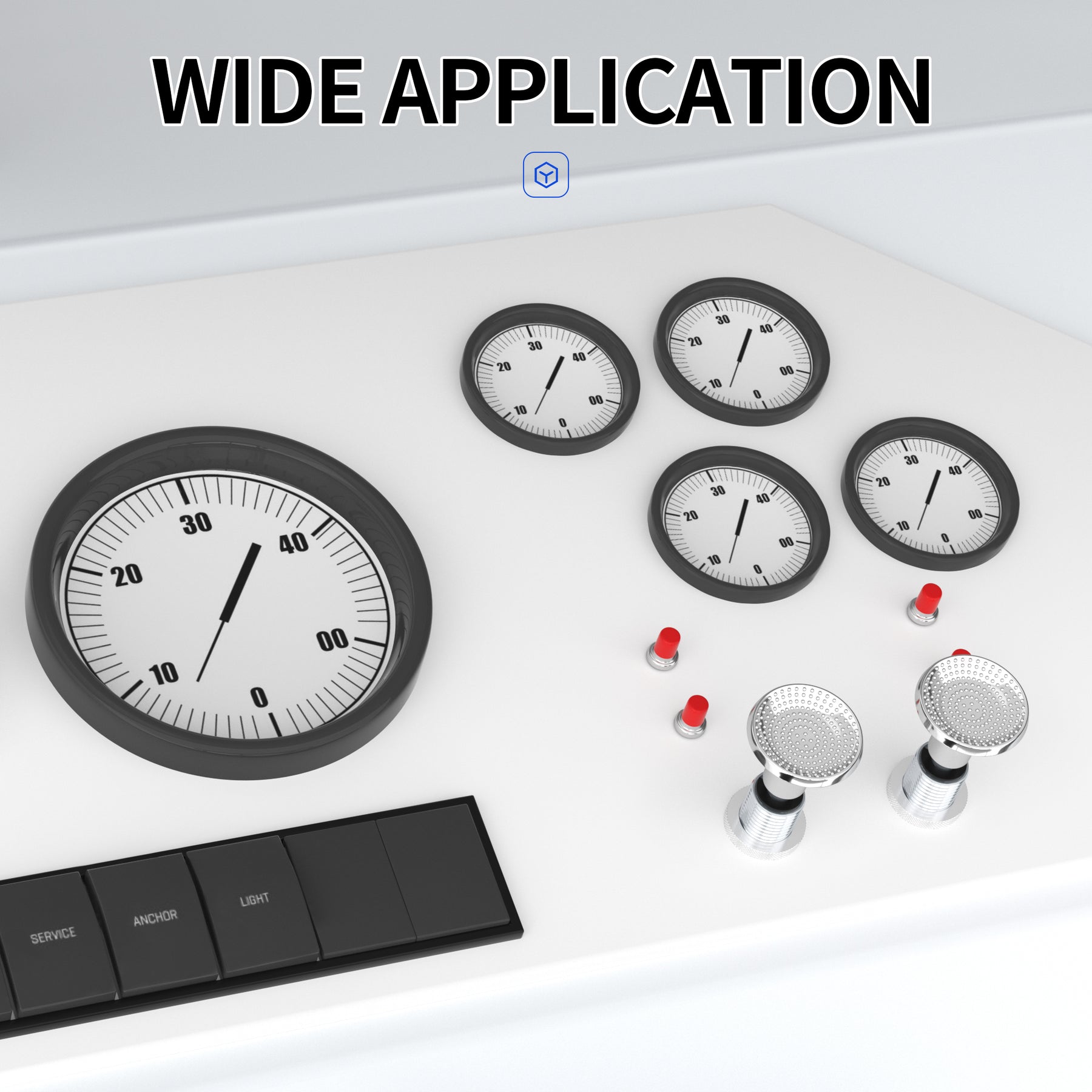 Heavy Duty 75 Amp 6-28V DC ON-OFF Push Pull Switch with Chrome-Plated ...