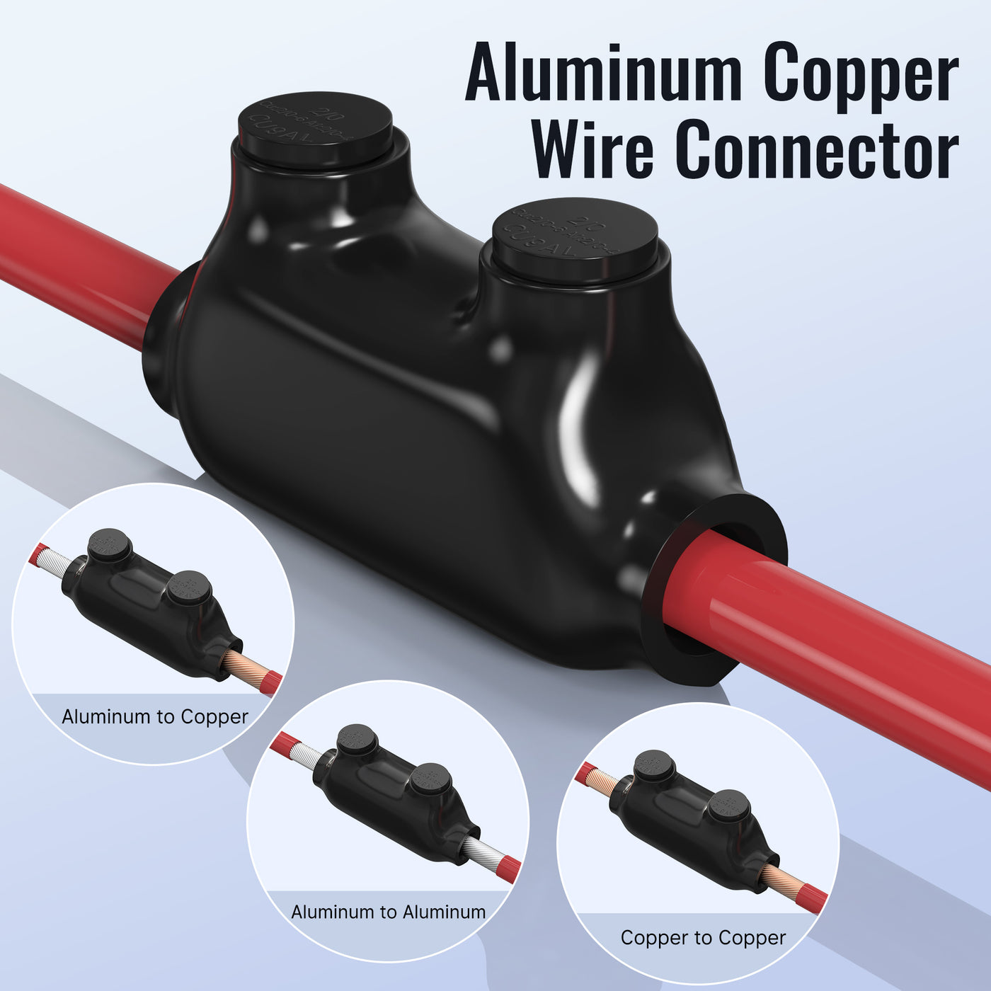 ITC-101-2 0AWG 2 0-6 Gauge Aluminum Copper Wire Connector