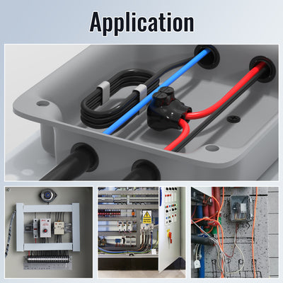 2-14 AWG 2-Port Aluminum to Copper Single-Side Multi-Tap Pre-Insulated Connector