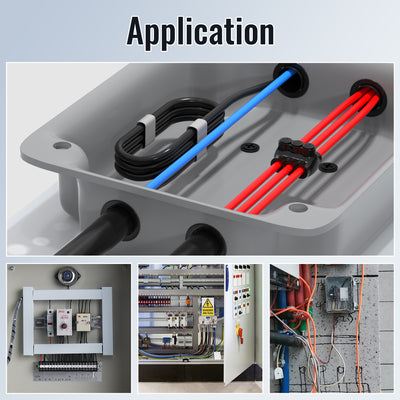 2 AWG – 14 AWG 3-Port Dual-Sided Entry Multi-Tap Pre-Insulated Connector