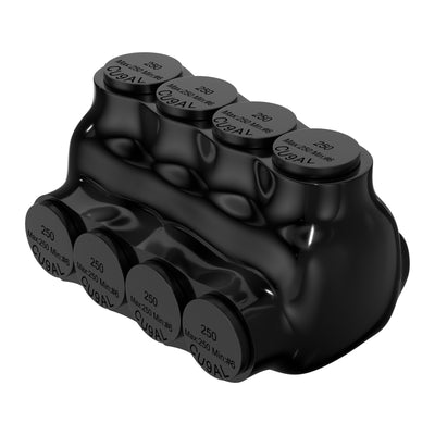 250 MCM - 6 AWG 4 Port Single-Sided Entry Insulated Multi Tap Connector