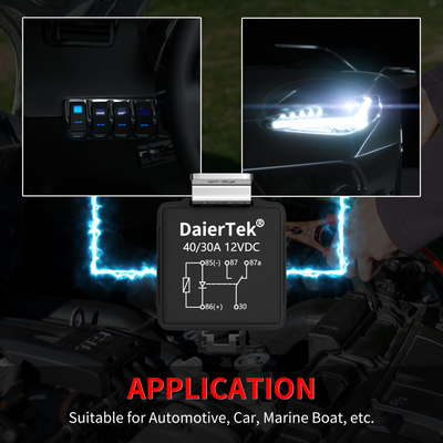 JD1914-W12V 5 Pin SPDT Relay Application