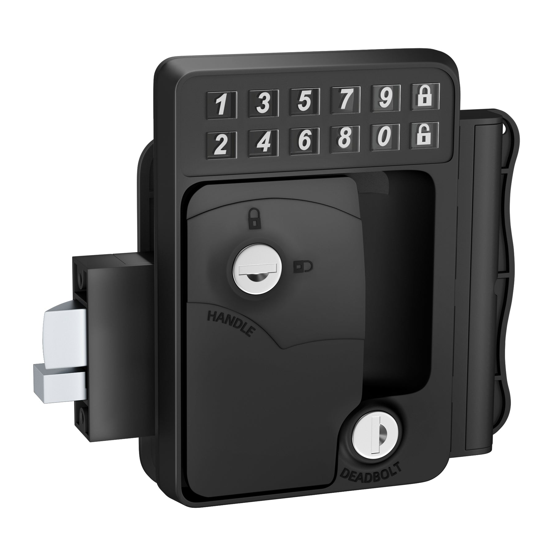 RV Keyless Entry Door Lock with Digit Backlit Keypad - Three Unlocking ...