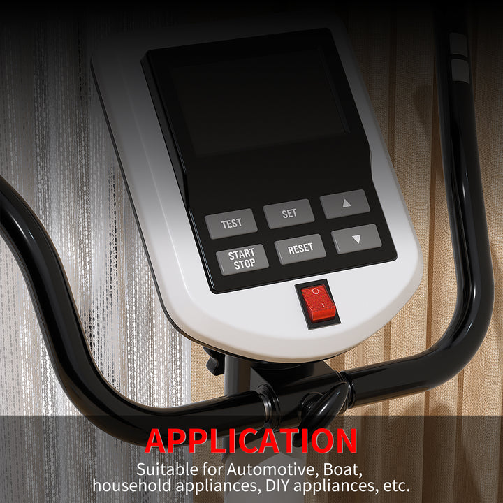 3Pcs Heavy Duty 12V 30A DPST 4 Pins Red LED Rocker Toggle Switch