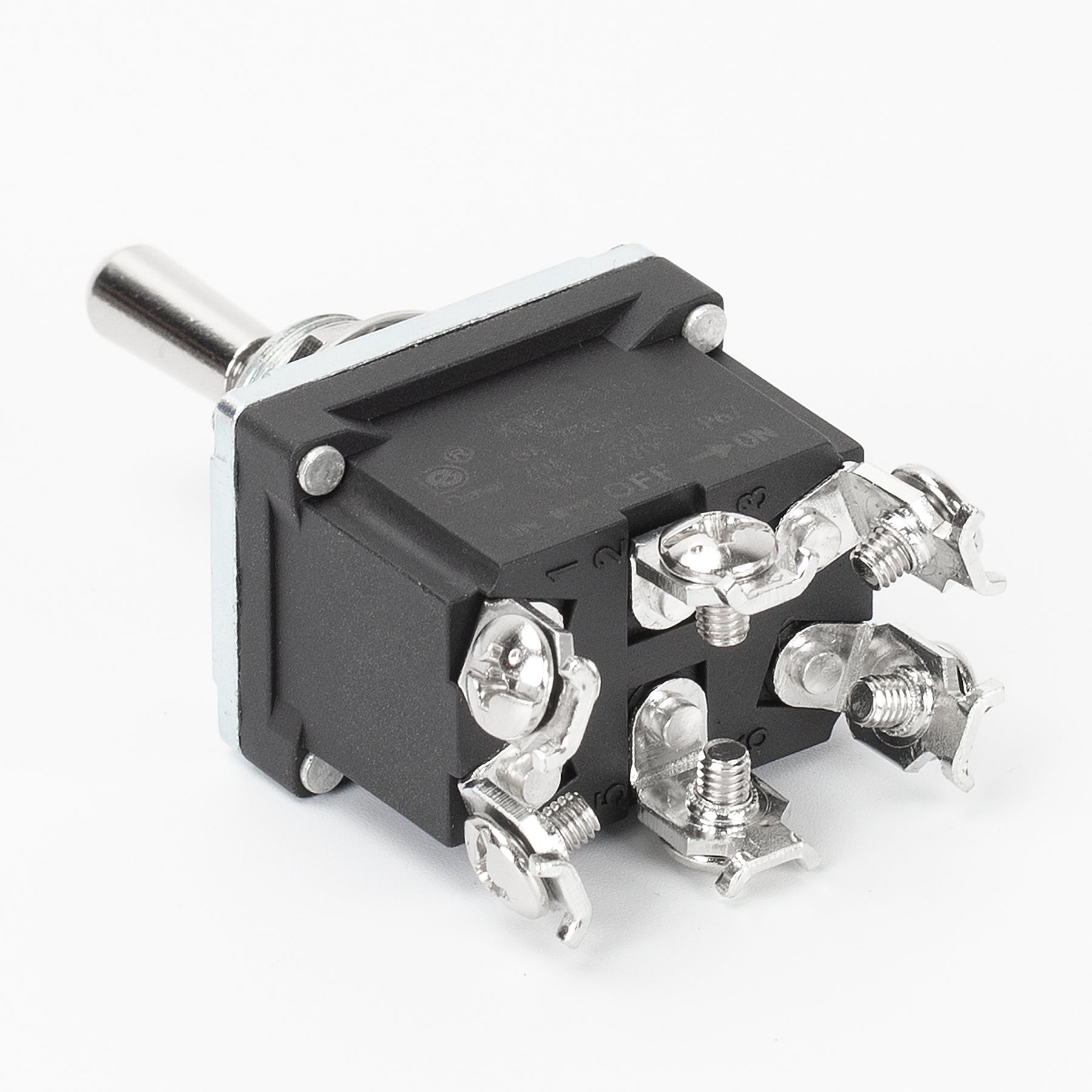 30A 12VDC IP67 Latching DPDT 6 Pin ON-OFF-ON Toggle Switch – DAIER