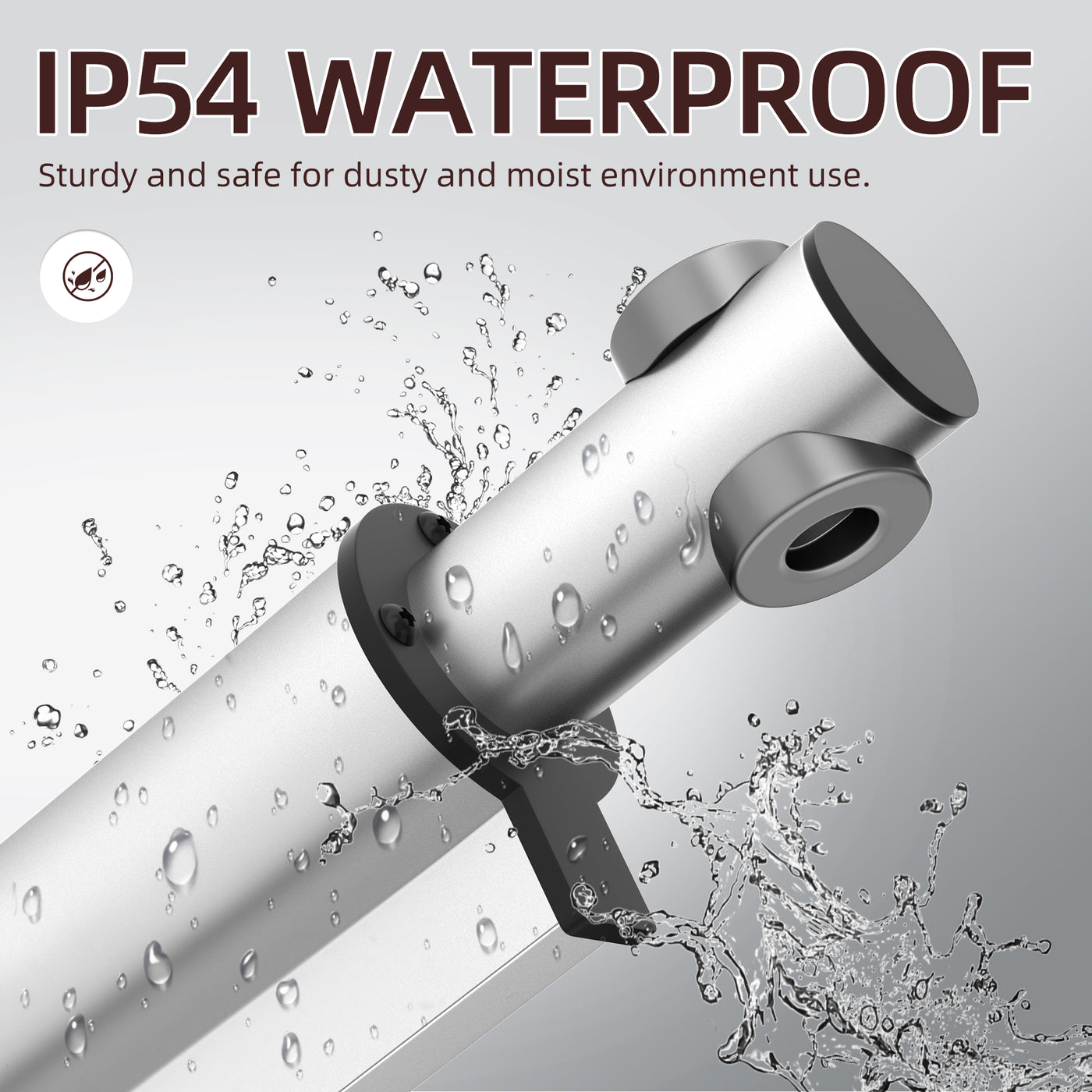 6000N/1320lb 6" /150mm Stroke Waterproof Motion Linear Actuator with Switch Controller
